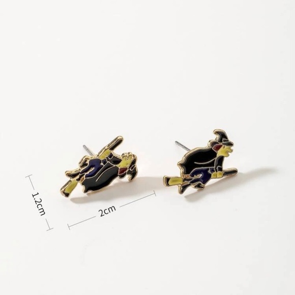 Witch broom cerco Earrings - Picture 5 of 9